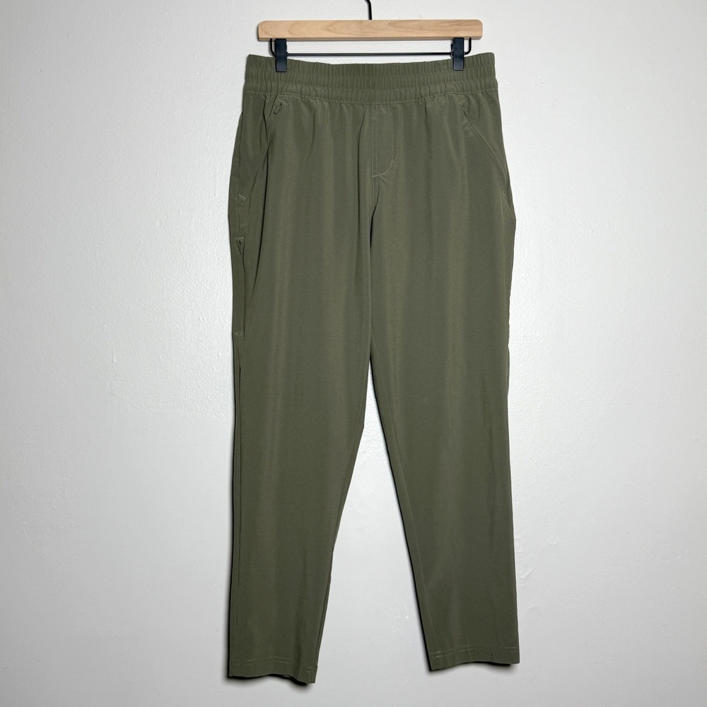 Columbia Womens‎ Cargo Pants M Green Outdoors Active Hiking Utility LIghtweight